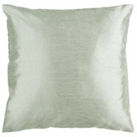 Surya HH031-2222P Solid Luxe 22 X 22 inch Sea Foam Pillow Kit photo thumbnail