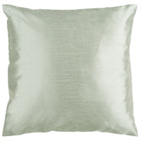 Surya HH031-1818 Solid Luxe 18 X 18 inch Sea Foam Pillow Cover hh031.jpg thumb