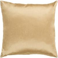 Surya HH038-2222 Solid Luxe 22 X 22 inch Mustard Pillow Cover thumb