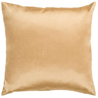 Surya HH038-1818P Solid Luxe 18 X 18 inch Mustard Pillow Kit thumb