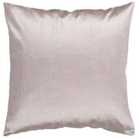 Surya HH044-2222D Solid Luxe 22 X 22 inch Taupe Pillow Kit thumb