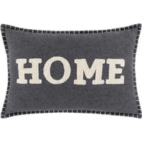 Surya HTM001-2214D Home Time 22 inch Charcoal/Cream Pillow Kit thumb