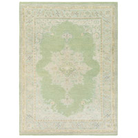 Surya HVN1222-811 Haven 132 X 96 inch Green and Green Area Rug, Wool thumb