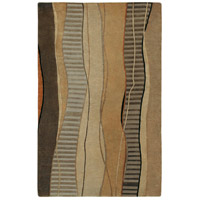Surya IN8020-58 Mugal 96 X 60 inch Brown and Brown Area Rug, Wool photo thumbnail