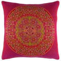 Surya IR001-2020D Indira 20 X 20 inch Bright Pink and Lime Pillow ir001.jpg thumb
