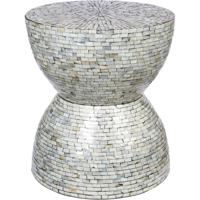 Surya ISC-004 Iridescent 18 X 16 inch End Table thumb