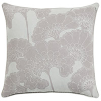Surya JA003-2020D Japanese Floral 20 inch Taupe Pillow Kit thumb