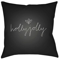 Surya JOY011-2020 Holly Jolly Ii 20 X 20 inch Black and White Outdoor Throw Pillow joy011.jpg thumb