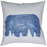 Surya JOY031-1818 Silent Night 18 X 18 inch Black and Red Outdoor Throw Pillow thumb