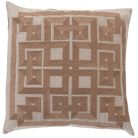 Surya LD001-1818 Gramercy 18 X 18 inch Grey and Brown Pillow Cover photo thumbnail