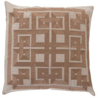 Surya LD001-1818 Gramercy 18 X 18 inch Grey and Brown Pillow Cover alternative photo thumbnail