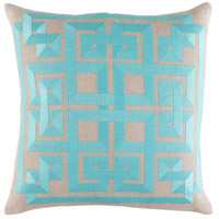 Surya LD009-2020 Gramercy 20 X 20 inch Blue and Grey Pillow Cover photo thumbnail