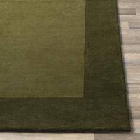 Surya M315-913 Mystique 156 X 108 inch Dark Green Rugs, Wool alternative photo thumbnail