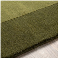 Surya M315-58 Mystique 96 X 60 inch Dark Green Rugs, Wool m315-texture.jpg thumb