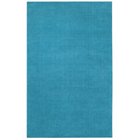 Surya M342-3353 Mystique 63 X 39 inch Bright Blue Rugs, Wool thumb