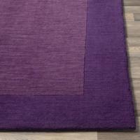 Surya M349-23 Mystique 36 X 24 inch Violet/Dark Purple Rugs, Wool m349-front.jpg thumb