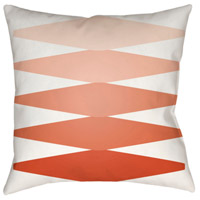 Surya MD010-2222 Moderne 22 X 22 inch Orange and White Outdoor Throw Pillow photo thumbnail