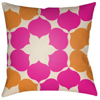 Surya MD046-1818 Moderne 18 X 18 inch Off-White and Orange Outdoor Throw Pillow thumb