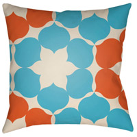 Surya MD047-1818 Moderne 18 X 18 inch Off-White and Orange Outdoor Throw Pillow thumb