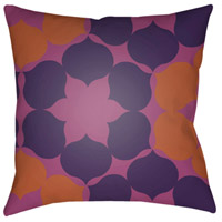 Surya MD050-2222 Moderne 22 X 22 inch Orange and Purple Outdoor Throw Pillow photo thumbnail