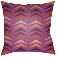 Surya MD061-1818 Moderne 18 X 18 inch Purple and Orange Outdoor Throw Pillow photo thumbnail