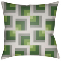 Surya MD086-1818 Moderne 18 X 18 inch Green and Off-White Outdoor Throw Pillow thumb