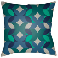 Surya MD095-2020 Moderne 20 X 20 inch Dark Blue and Light Gray Outdoor Throw Pillow thumb