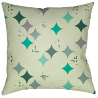 Surya MD097-1818 Moderne 18 X 18 inch Green and Grey Outdoor Throw Pillow thumb
