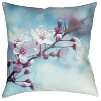 Surya MF007-2020 Moody Floral 20 X 20 inch Aqua and Pale Blue Outdoor Throw Pillow thumb
