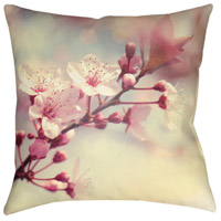 Surya MF008-2222 Moody Floral 22 X 22 inch Coral and Cream Outdoor Throw Pillow thumb