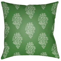 Surya MF016-1818 Moody Floral 18 X 18 inch Grass Green and Sage Outdoor Throw Pillow thumb