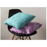 Surya MF024-2222 Moody Floral 22 X 22 inch White and Bright Purple Outdoor Throw Pillow mf024-styleshot_001.jpg thumb