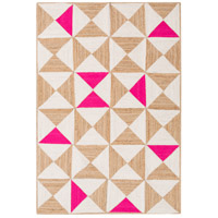 Surya MOL5002-576 Molino 90 X 60 inch Pink and Neutral Area Rug, Jute and Cotton thumb
