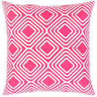 Surya MRA006-2020 Miranda 20 X 20 inch Pink and White Pillow Cover thumb