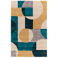 Surya RVR1003-576 Rivera 90 X 60 inch Blue and Green Area Rug, Polyester  thumb