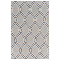 Surya RVT5006-576 Rivington 90 X 60 inch Gray and Blue Area Rug, Wool and Cotton thumb