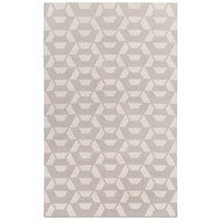 Surya RVT5013-810 Rivington 120 X 96 inch Gray and Neutral Area Rug, Wool and Cotton photo thumbnail
