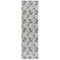 Surya RVT5015-268 Rivington 96 X 30 inch Gray and Blue Runner, Wool and Cotton thumb