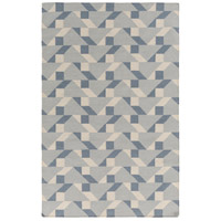 Surya RVT5015-810 Rivington 120 X 96 inch Gray and Blue Area Rug, Wool and Cotton thumb