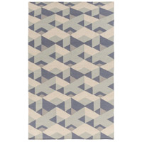 Surya RVT5016-576 Rivington 90 X 60 inch Blue and Gray Area Rug, Wool and Cotton thumb