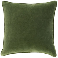 Surya SAFF7194-2020P Safflower 20 X 20 inch Grass Green Pillow Kit, Square photo thumbnail