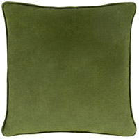 Surya SAFF7194-2020 Safflower 20 X 20 inch Grass Green Pillow Cover thumb