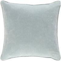 Surya SAFF7198-1818 Safflower 18 X 18 inch Sea Foam Pillow Cover, Square thumb
