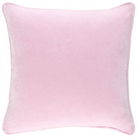 Surya SAFF7199-1818P Safflower 18 X 18 inch Pale Pink Pillow Kit, Square thumb