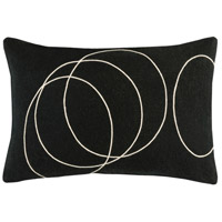Surya SB036-1319 Solid Bold 19 X 13 inch Black and Off-White Pillow Cover thumb