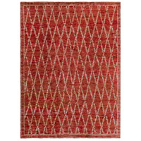 Surya SCR5158-811 Scarborough 132 X 96 inch Red and Neutral Area Rug, Jute photo thumbnail