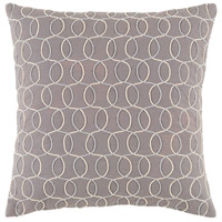 Surya SDB003-1818 Solid Bold II 18 X 18 inch Grey and Off-White Pillow Cover thumb