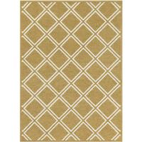 Surya SEV2334-5373 Seville 87 X 63 inch Mustard/White Rugs, Rectangle thumb