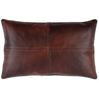 Surya SFD001-1422D Sheffield 22 inch Dark Brown Pillow Kit photo thumbnail