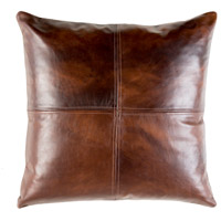 Surya SFD001-2020 Sheffield 20 X 20 inch Dark Brown Pillow Cover photo thumbnail